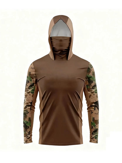 2026 Summer New Style Men's Long-Sleeved Shirt with 3D Pattern Print Sporty Breathable Soft Comfortable and Lightweight