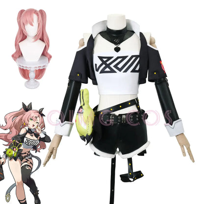 Nicole Demara Zenless Zone Zero Cosplay Costume Uniform Wig Anime Halloween Costumes Party  Masquerade Women Game