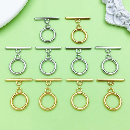 20pcs Alloy Buckles, OT end Buckles, Buckle Connectors for DIY Bracelet Necklace Earrings Jewelry Making Accessories