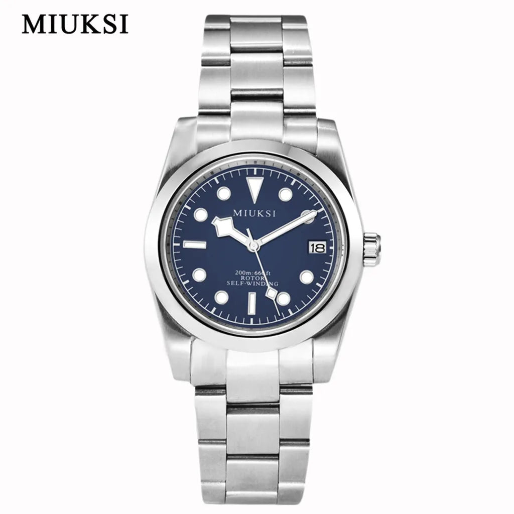 Miuksi 36mm 39mm NH35 Mechanical Watch For Men Watch Automatic Sapphire Stainless Steel Luxury Waterproof Wrist
