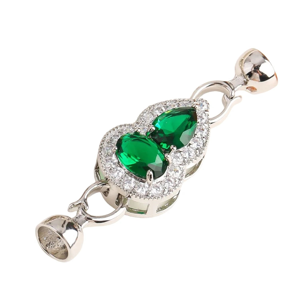 Juya DIY Women Beadwork Beads Pearls Jewlery Making Findings 18K Gold Plated Connector Fastener Lock Clasps Accessories Supplies
