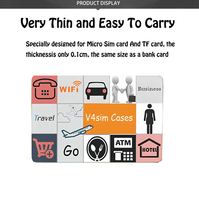 10 Slots Micro SD Card Case Holder Storage Organizer, Ultra Slim Credit Card Size Lightweight Portable TF MSD Memory Card Storag