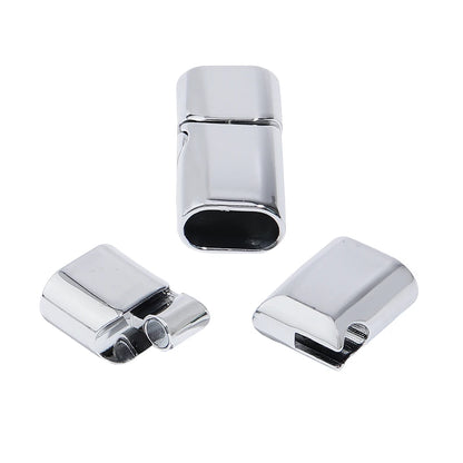 5Pcs Alloy Magnetic Clasps Round Square Corners Leather Cord End Clasp Connectors For DIY Jewelry Making Bracelet Accessories