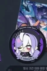 Zenless Zone Zero Vivian Hugo Cosplay Anime figure Acrylic Standing sign metal badge card ornament Accessories Halloween Gift