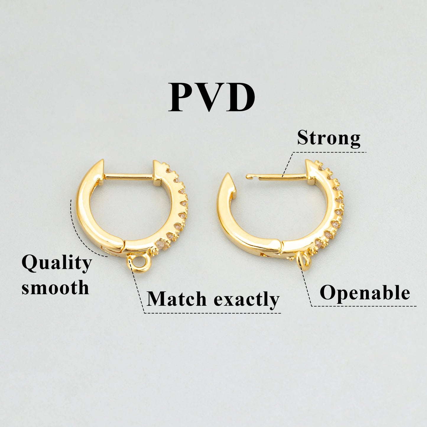 GUFEATHER,6pcs/lot,MG23,jewelry accessories,PVD,18k gold rhodium plated,copper,zircons,charms,clasp hooks,jewelry making