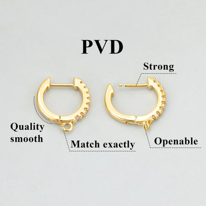 GUFEATHER,6pcs/lot,MG23,jewelry accessories,PVD,18k gold rhodium plated,copper,zircons,charms,clasp hooks,jewelry making
