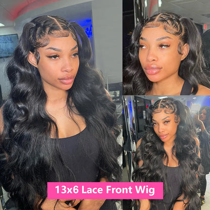 Wear Go Glueless Body Wave Lace Front Human Hair Wigs 13x6 HD Lace Frontal Wig Human Hair 5x5 HD Transparent Lace Closure Wigs
