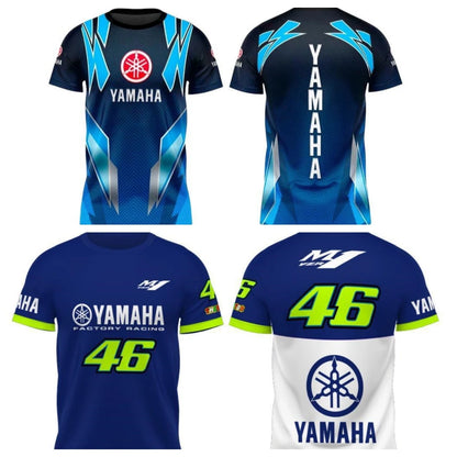 2026 YAMAHA GP Retro Racing Shirt Summer Men Motorcycle Off Road Cycling Suit Loose Large Breathable Speed Drying Sports T-shirt