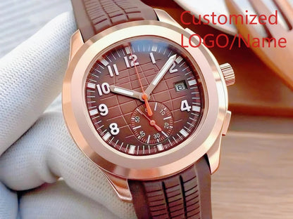 A11 Store Customized Watch 40mm Men's Sport Watch Automatic Mechanical Watches 904L Stainless Steel Black Blue Rubber