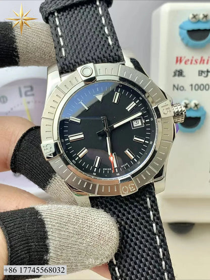 Customizable High-end Custom Luxury Leisure Travel Date Nylon Rope Strap Chronograph Date Display Automatic Mechanical Watch for