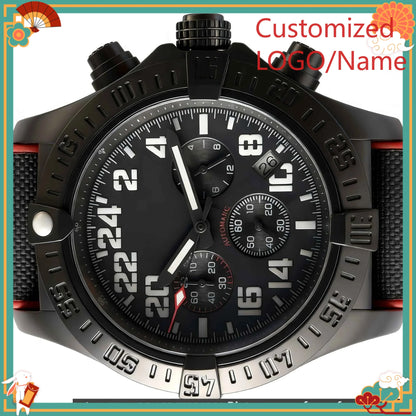 DONG Store 45mm Men's Quartz Movement 904l Stainless Steel  Luxury Watches-b Customized Watch