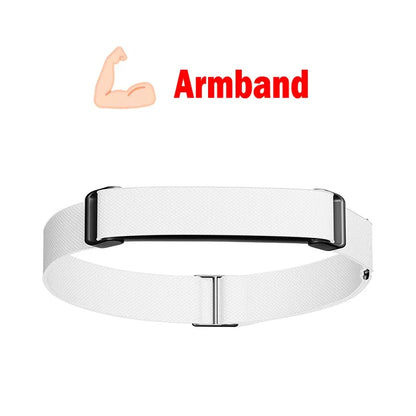 2PC Nylon Strap for Google Fitbit Air Straps Biceps Strap Fitness Tracker Replacement Band Adjustable for Google Fitbit Air Band