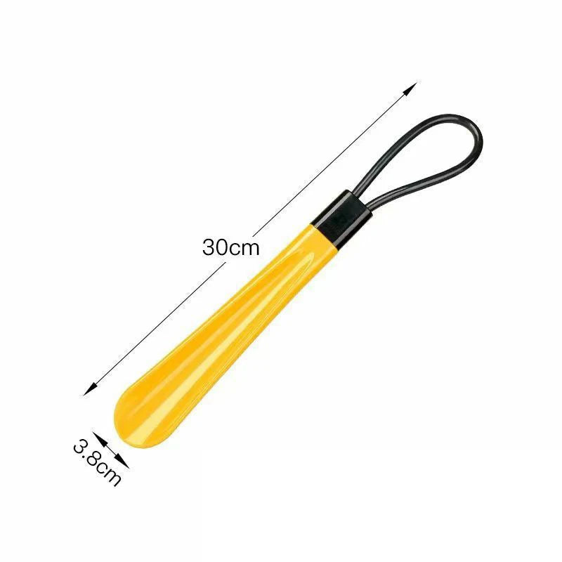 1pc Extra long flexible plastic shoe horns do not require bending durable shoe spoons for pregnant women wearing shoe assistants