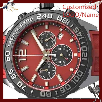 Customized Watches 43mm Men's Watch, 904L Steel, Quartz Movement