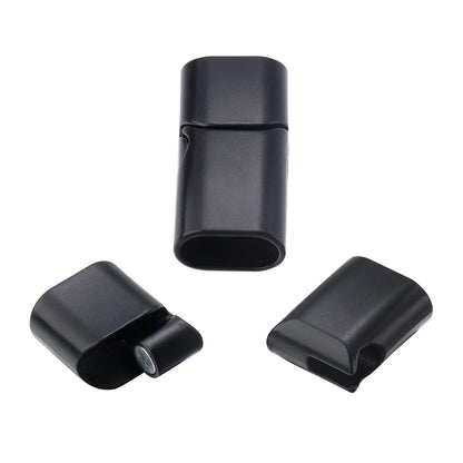 5Pcs Alloy Magnetic Clasps Round Square Corners Leather Cord End Clasp Connectors For DIY Jewelry Making Bracelet Accessories