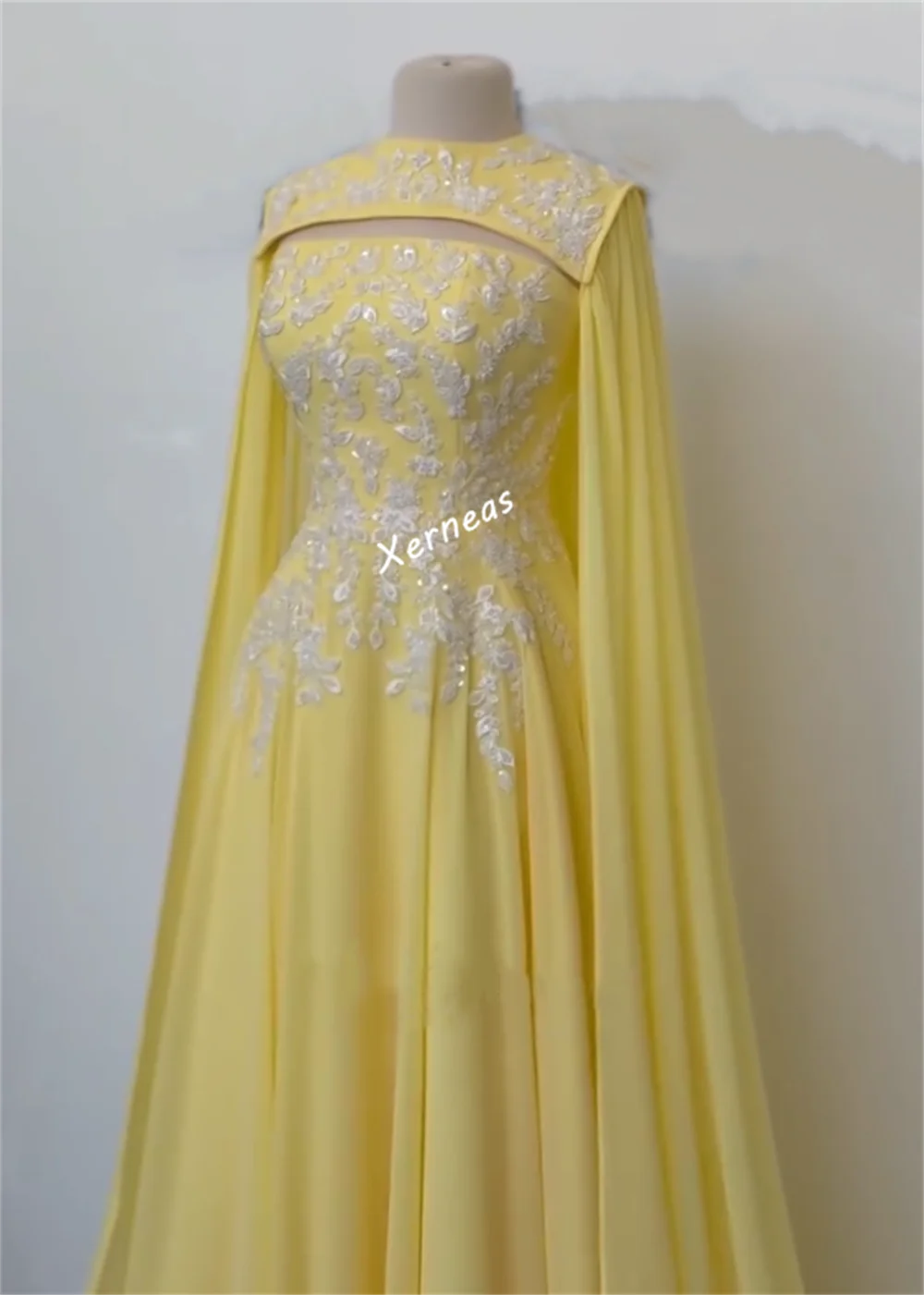Customized Chiffon Applique Glitter Shawl Wedding A-line Long Dresses Bespoke Occasion Women Luxury Evening Exquisite Party Gown
