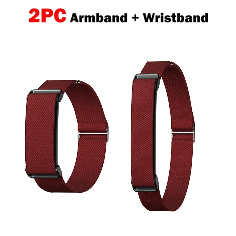 2PC Nylon Strap for Google Fitbit Air Straps Biceps Strap Fitness Tracker Replacement Band Adjustable for Google Fitbit Air Band