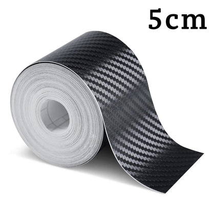 1m-10m Car Door Edge Guards Door Sill Protector Waterproof 3D Carbon Fiber Anti Collision Film Scratch Cover Strip Stickers Tape