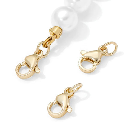 Stainless Steel Gold Plated 10mm Lobster Clasps,Locks For Jewelry Connectors DIY Bracelets Making Accessories,Clasps For Jewelry