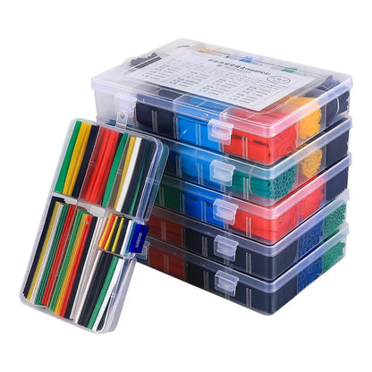 127-1060 pcs 2:1 Heat Shrink Tube Shrinking Assorted Polyolefin Insulation Sleeving Wire Cable Sleeves Wrap
