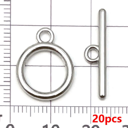 20pcs Alloy Buckles, OT end Buckles, Buckle Connectors for DIY Bracelet Necklace Earrings Jewelry Making Accessories