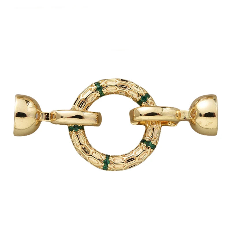 Juya Creative Copper Fasteners Connector Decoration Locks Clasps Accessories For DIY Needlework Beads Gems Pearls Jewlery Making