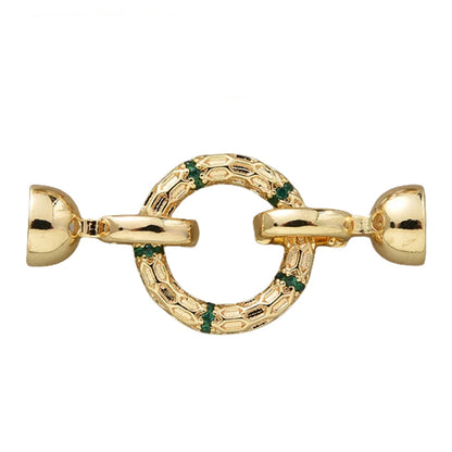 Juya Creative Copper Fasteners Connector Decoration Locks Clasps Accessories For DIY Needlework Beads Gems Pearls Jewlery Making