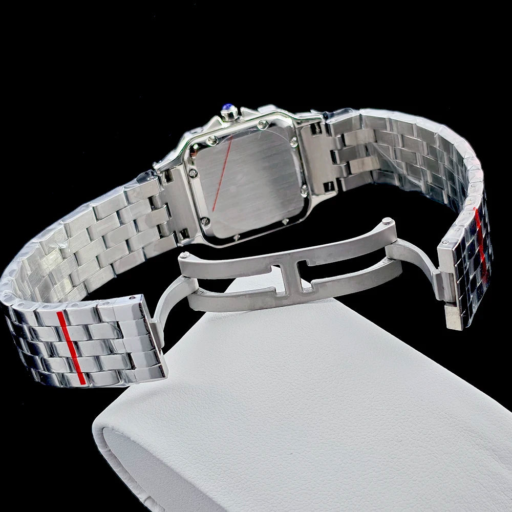 New VJ20 Watch Ladies' Fashion Watch Customized Watch Stainless Steel Watch Roman Digital Watch VJ20 Quartz Movement Watch