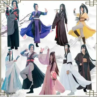 Wangji Wuxian Wei Jin Cheng Jiang Ling Yanli Lan Jiang Grandmaster Of Demonic Cultivation Han Fu Halloween Cosplay Costume