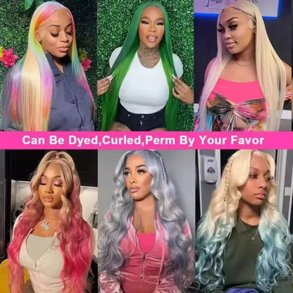 38 inch 613 Blonde 200% Density 13x4 HD Lace Front Human Hair Wigs Pre plucked Brazilian Straight Glueless Lace Fontal Wig Women