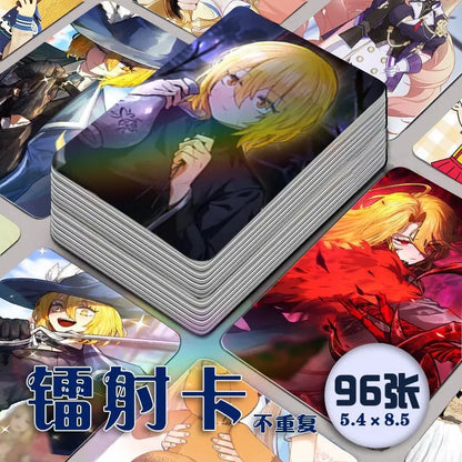 96PCS Limbus Company Don Quixote  Laser Card Photocard  Lomo Card Album Photo Card For Fans Collection Postcard Christmas Gifts