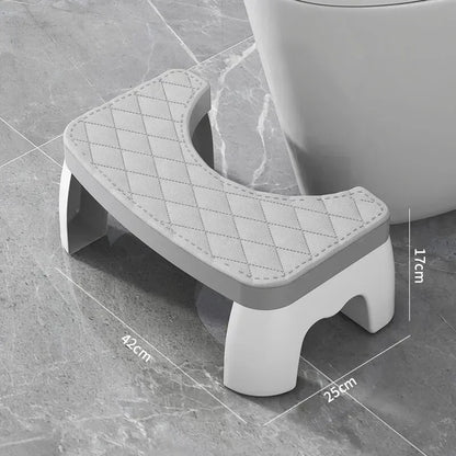 Universal Squatty Potty Toilet Stool - Waterproof Foot Stool for Adults, Kids, Seniors & Pregnancy Support