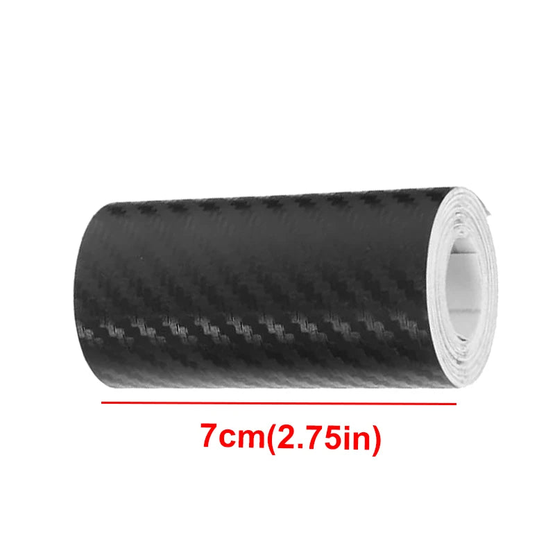 1m-10m Car Door Edge Guards Door Sill Protector Waterproof 3D Carbon Fiber Anti Collision Film Scratch Cover Strip Stickers Tape