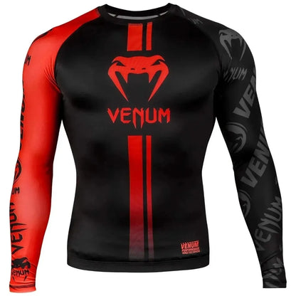 Sports Compression Long-Sleeve Top Breathable Quick-Dry for Fitness Training Fighting MMA-