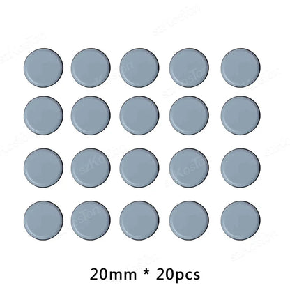 20PCS Furniture Slider Pads Table Chair Leg Sliding Block Anti Scratch Easy Move Heavy Furniture Leg Mat Thickened Moving Pads