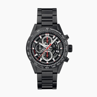Customized Logo/Name VK63 Chronograph Quartz Watches Solid Heavy Duty Stainless Steel Bracelet High Precision Reliable Movement