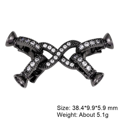 Juya Creative Copper Fasteners Connector Decoration Locks Clasps Accessories For DIY Needlework Beads Gems Pearls Jewlery Making