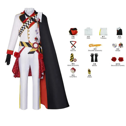 Twisted Wonderland Cosplay Riddle Costume Halloween Carnival Anime Costumes Outfits Uniform Suits For Adult