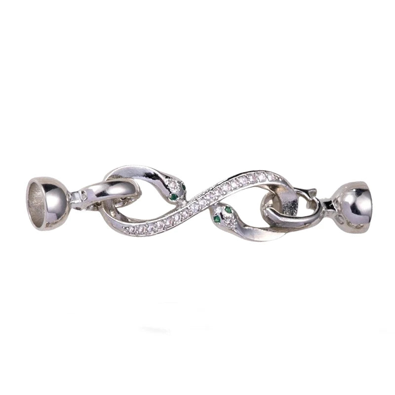 Juya DIY Women Beadwork Beads Pearls Jewlery Making Findings 18K Gold Plated Connector Fastener Lock Clasps Accessories Supplies