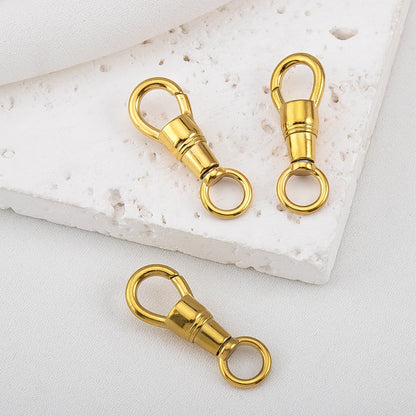 2pcs 1pcs Stainless Steel Bag Key Chain Hook Clasps Lobster Clasp Hooks Connectors for DIY Jewelry Making Supplies Accessories