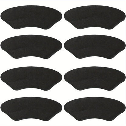8-Pack Heel Pads for Too Big Shoes Self-Adhesive Heel Protectors Heel Inserts Improve Shoe Fit And Comfort Prevent Heel Slippage