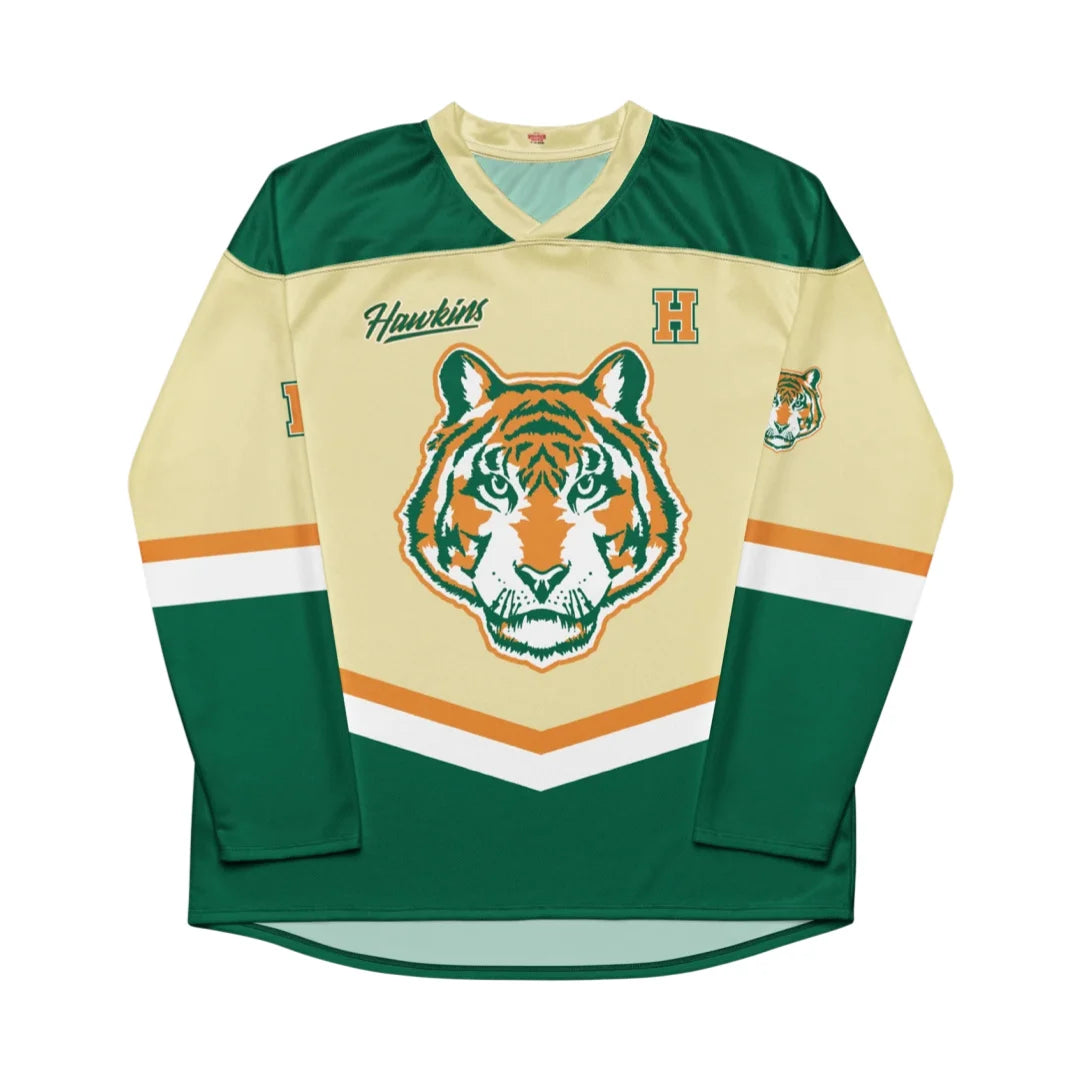Hawkins High School No.8 Hockey Jersey Men's Long-Sleeved Top Summer Outdoor Casual Training Exercise Breathable Quick-drying