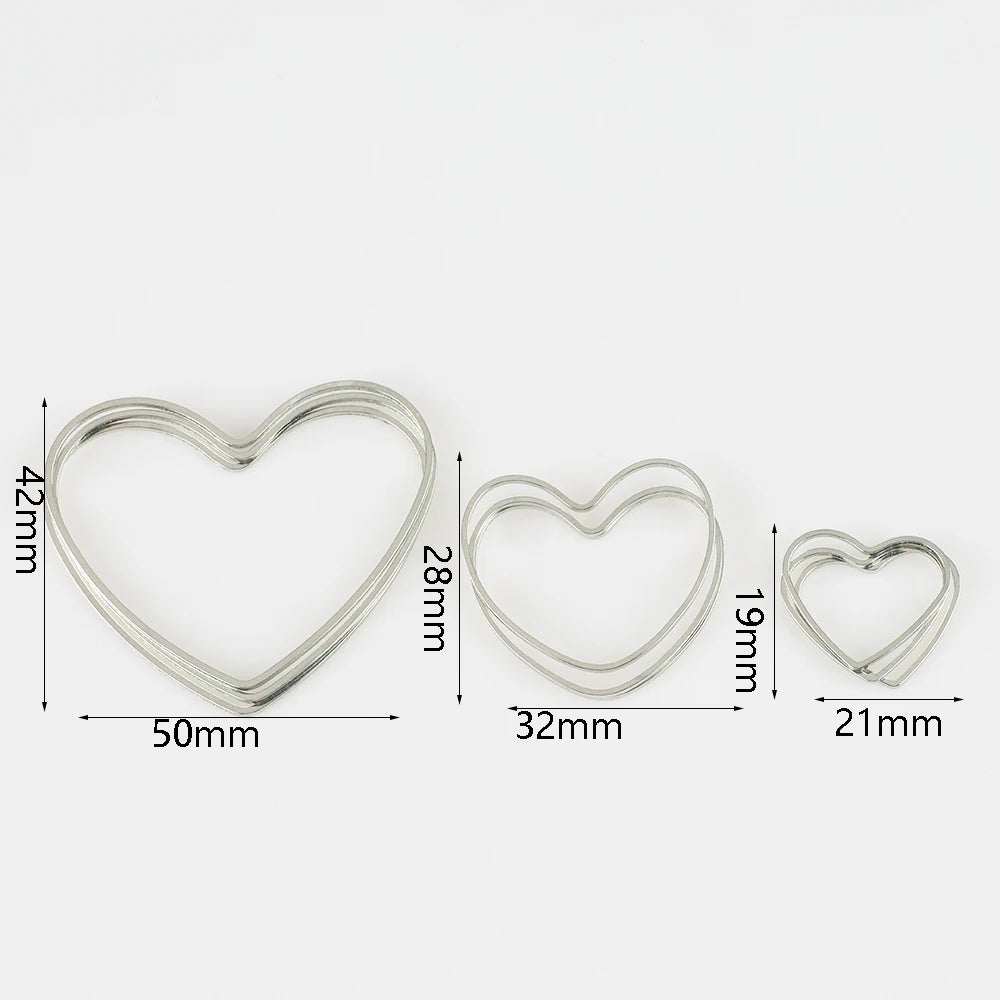 20Pcs Gold Silver Hollow Frame Bezel Charms Pendants Geometric Connectors for Jewelry Making Suppliers Diy Earings Accessories