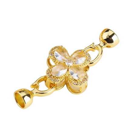Juya Creative Copper Fasteners Connector Decoration Locks Clasps Accessories For DIY Needlework Beads Gems Pearls Jewlery Making