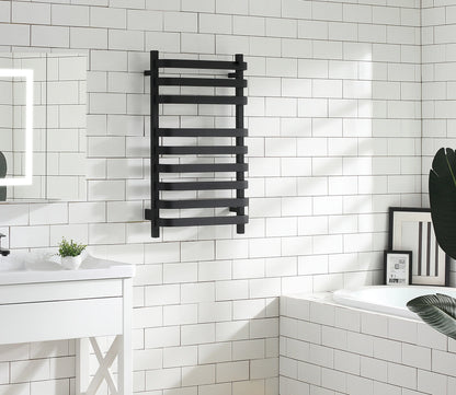 New Design Electric Heated Towel Rails with Time Control for Bathroom Stainless Steel Towel Warmer