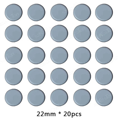 20PCS Furniture Slider Pads Table Chair Leg Sliding Block Anti Scratch Easy Move Heavy Furniture Leg Mat Thickened Moving Pads