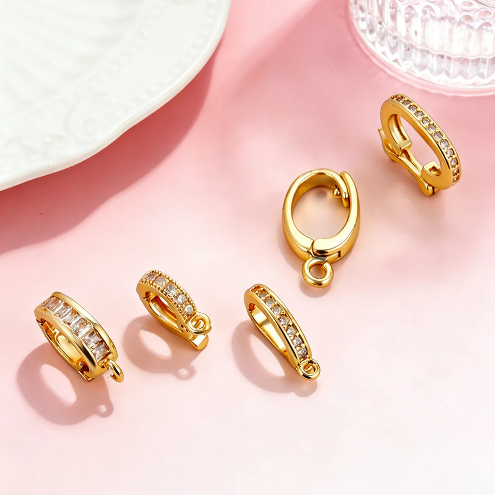 5pcs Fashion Bikini Button Charms Pendant For Jewelry Making Supplies Zircon Diy Earrings Bracelet Necklace Keychain Wholesale