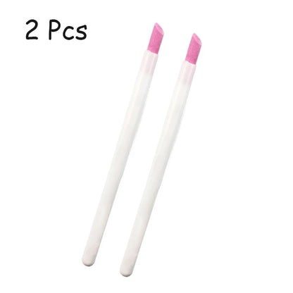 1/5PC Nails Art Quartz Grinding Pen Nail Cuticle scissors Dead Skin Remover UV Gel Polish Manicure Stick Files Accessories Tools