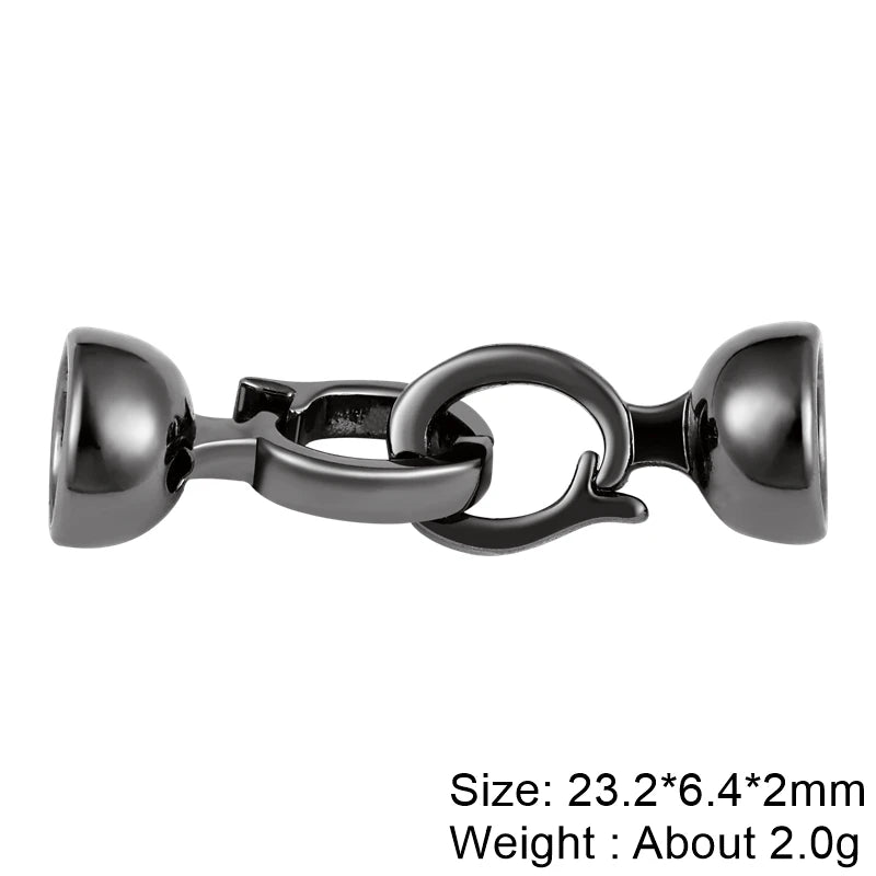 Juya Creative Copper Fasteners Connector Decoration Locks Clasps Accessories For DIY Needlework Beads Gems Pearls Jewlery Making