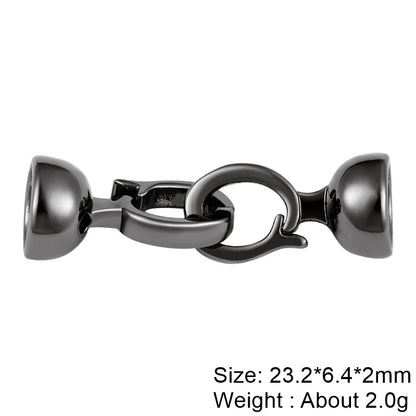 Juya Creative Copper Fasteners Connector Decoration Locks Clasps Accessories For DIY Needlework Beads Gems Pearls Jewlery Making